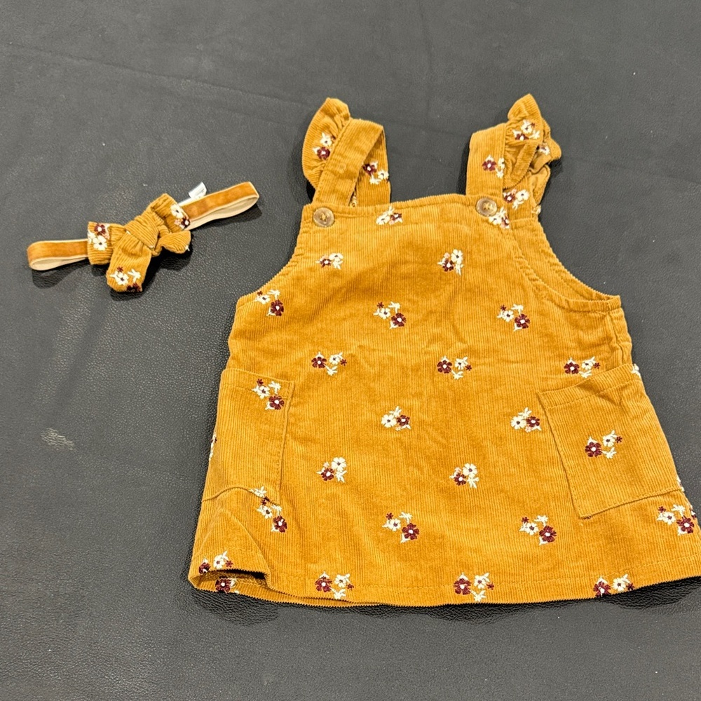 Nicole Miller Orange Floral Kids Matching Set